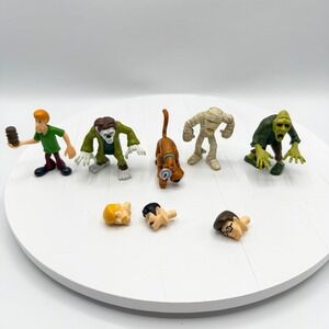Scooby-Doo Zombies Mystery Mates Figure Set of 3 Complete w/Swappable Heads 2009